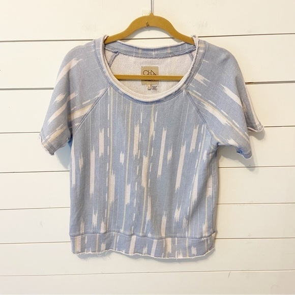 Chaser | Linen French Terry Raglan Top ONLY Size S - Picture 3 of 10